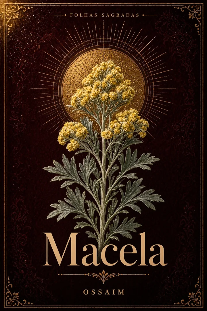 Arte de Macela da edição Folhas Sagradas